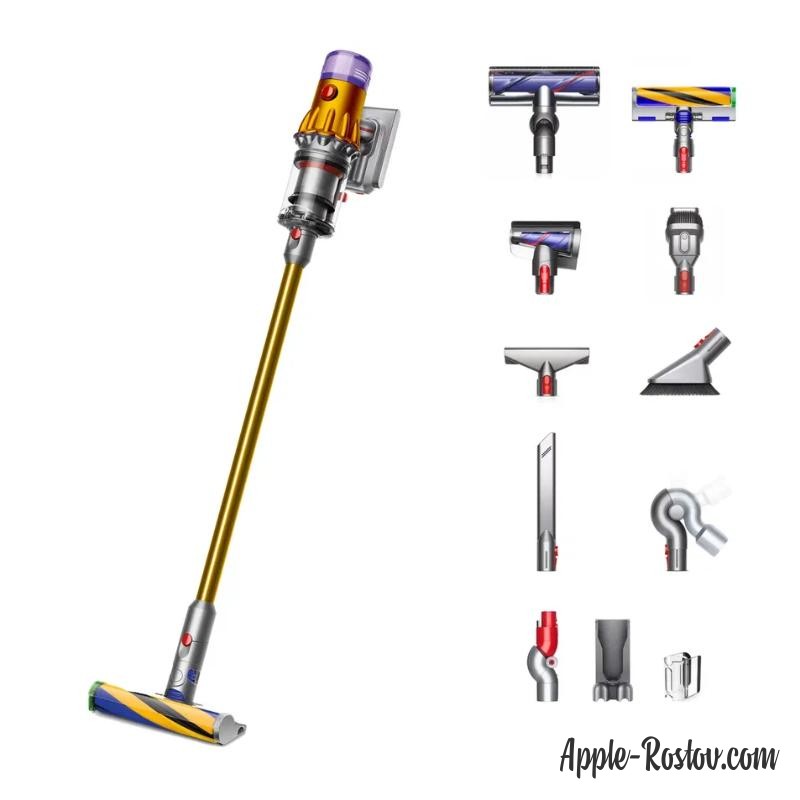 Беспроводной вертикальный пылесос Dyson V12 Detect Slim Absolute + Gold Беспроводной вертикальный пылесос Dyson V12 Detect Slim Absolute + Gold