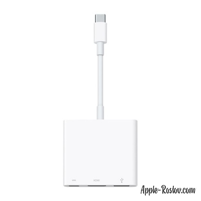 Многопортовый цифровой AV-адаптер USB-C Многопортовый цифровой AV-адаптер USB-C