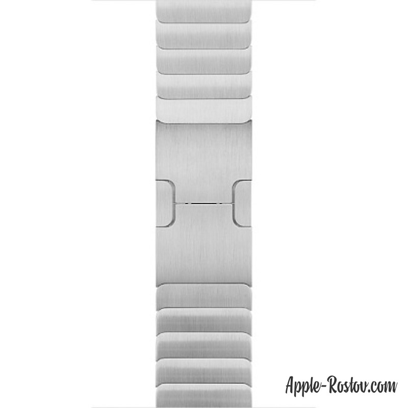 Блочный браслет серебристого цвета (для корпуса 38 мм)