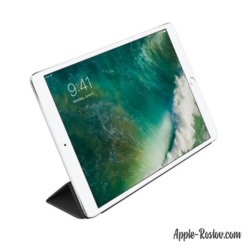 Кожаная обложка Smart Cover для iPad Pro 10.5 чёрного цвета Кожаная обложка Smart Cover для iPad Pro 10.5 чёрного цвета