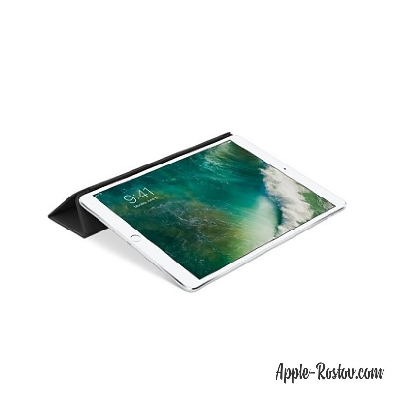 Кожаная обложка Smart Cover для iPad Pro 10.5 чёрного цвета Кожаная обложка Smart Cover для iPad Pro 10.5 чёрного цвета