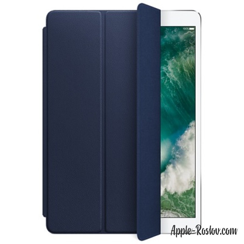 Кожаная обложка Smart Cover для iPad Pro 10.5 тёмно-синего цвета Кожаная обложка Smart Cover для iPad Pro 10.5 тёмно-синего цвета