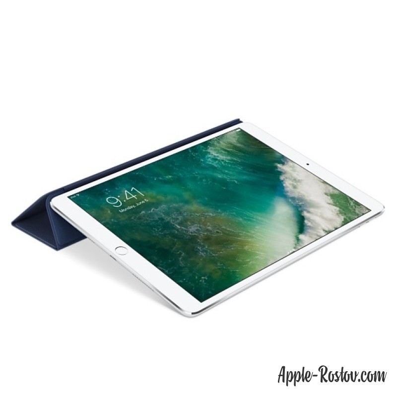 Кожаная обложка Smart Cover для iPad Pro 10.5 тёмно-синего цвета Кожаная обложка Smart Cover для iPad Pro 10.5 тёмно-синего цвета