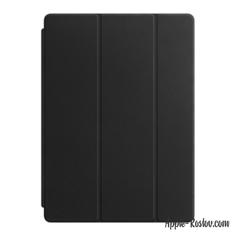 Кожаная обложка Smart Cover для iPad Pro 12.9 чёрного цвета Кожаная обложка Smart Cover для iPad Pro 12.9 чёрного цвета
