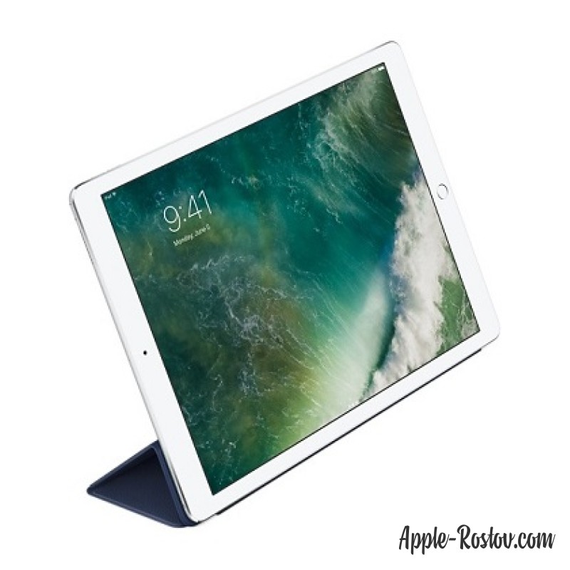 Кожаная обложка Smart Cover для iPad Pro 12.9 тёмно-синего цвета Кожаная обложка Smart Cover для iPad Pro 12.9 тёмно-синего цвета