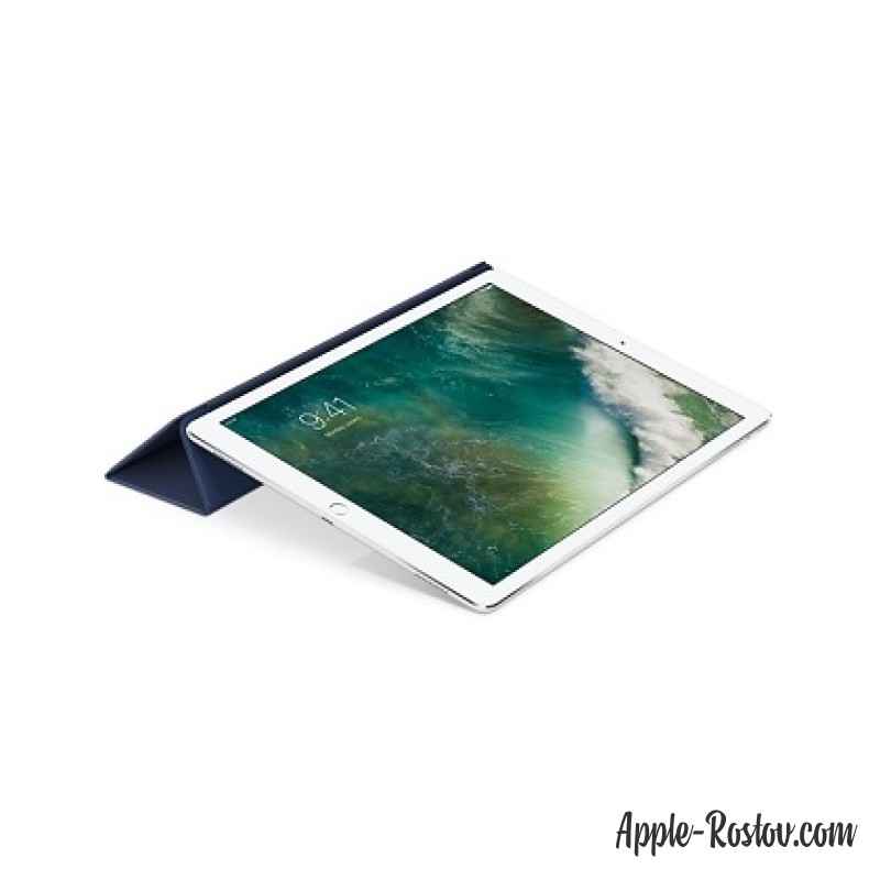 Кожаная обложка Smart Cover для iPad Pro 12.9 тёмно-синего цвета Кожаная обложка Smart Cover для iPad Pro 12.9 тёмно-синего цвета