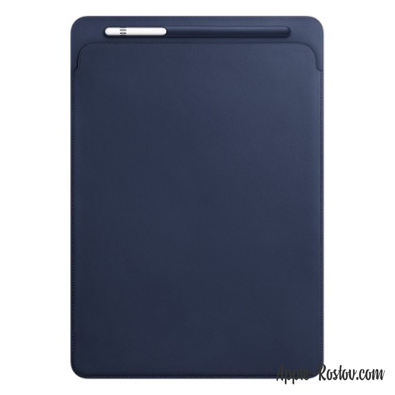 Кожаный чехол-футляр для iPad Pro 12.9 тёмно-синего цвета Кожаный чехол-футляр для iPad Pro 12.9 тёмно-синего цвета