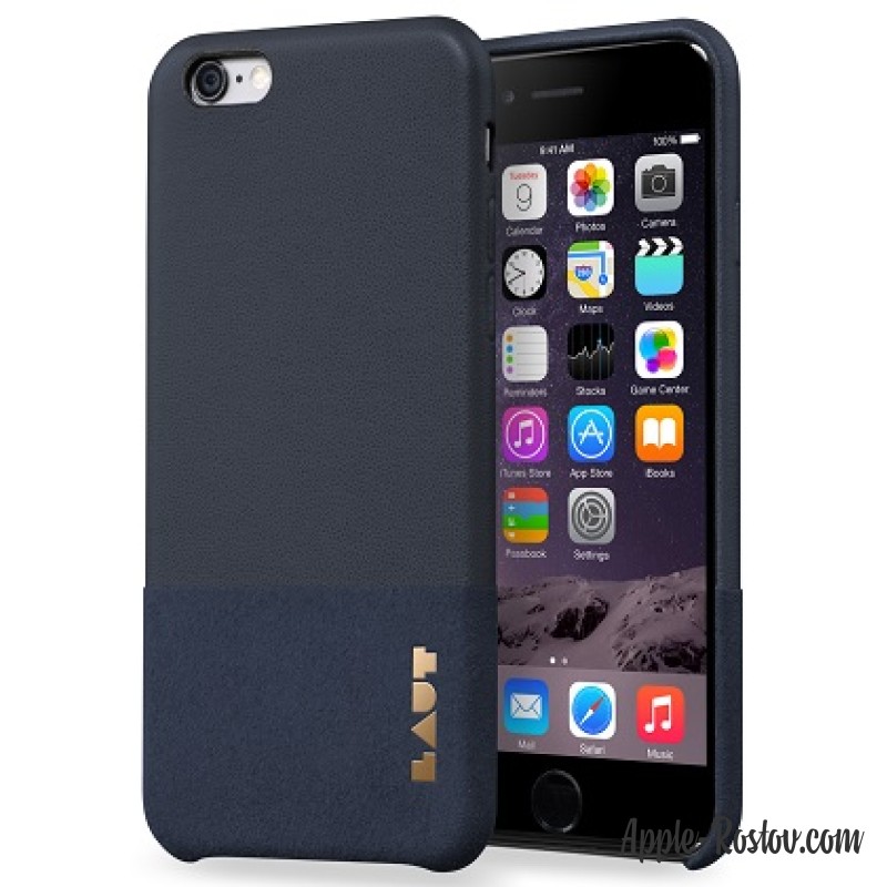 Чехол из натуральной кожи тёмно-синего цвета Чехол из натуральной кожи тёмно-синего цвета