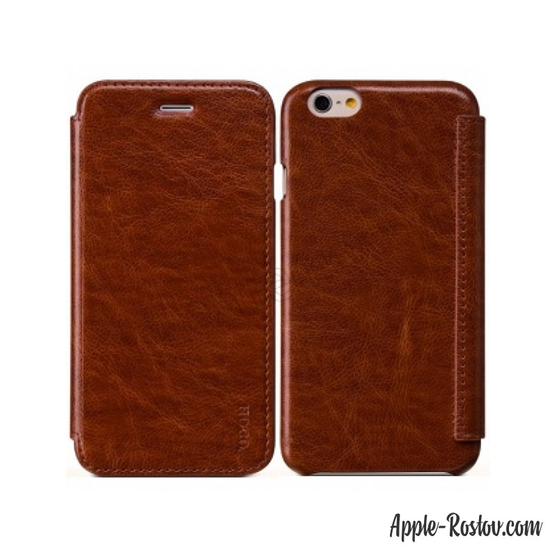 Кожаная обложка коричневого цвета Кожаная обложка коричневого цвета