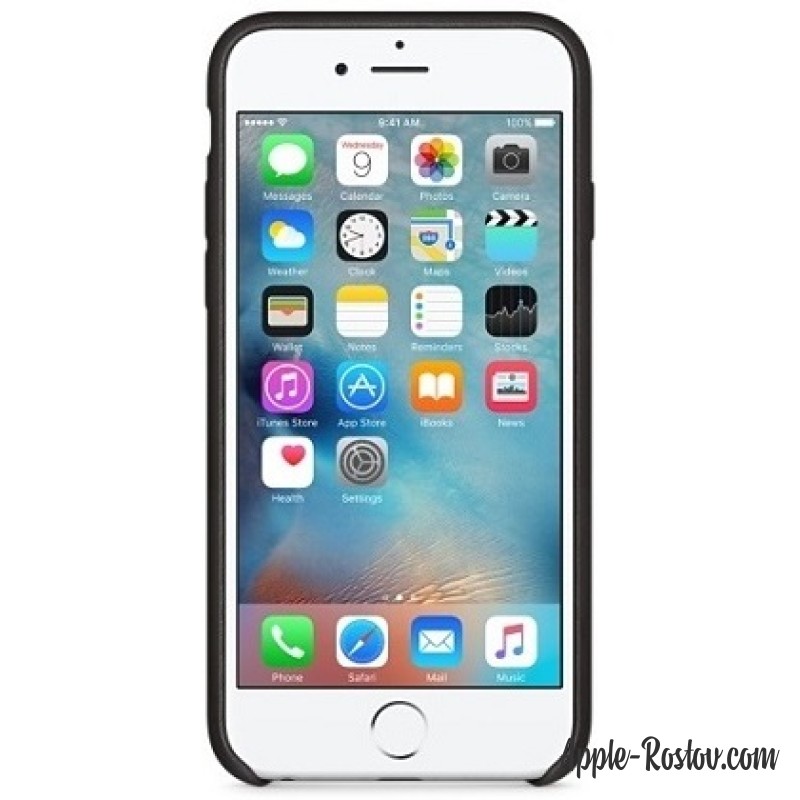 Кожаный чехол для iPhone 6/6s чёрного цвета Кожаный чехол для iPhone 6/6s чёрного цвета