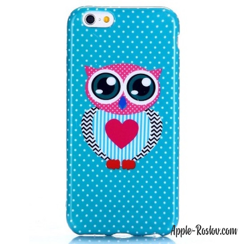 Силиконовая чехол-накладка Cute Owl Силиконовая чехол-накладка Cute Owl