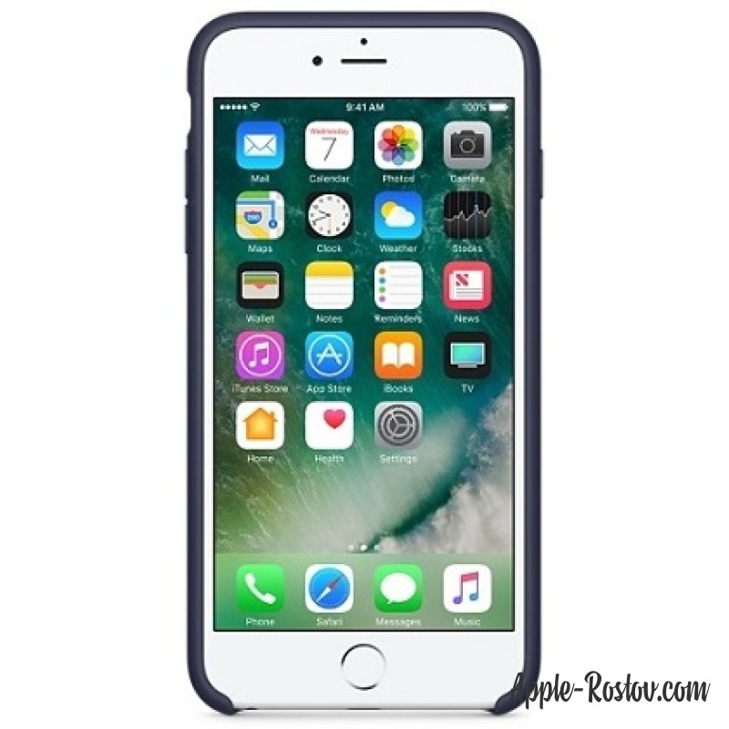 Силиконовый чехол для iPhone 6/6s тёмно-синего цвета Силиконовый чехол для iPhone 6/6s тёмно-синего цвета