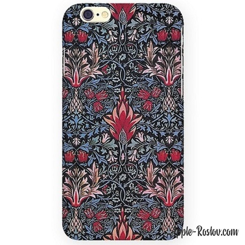 Чехол-накладка с узором сине-красного цвета Чехол-накладка с узором сине-красного цвета