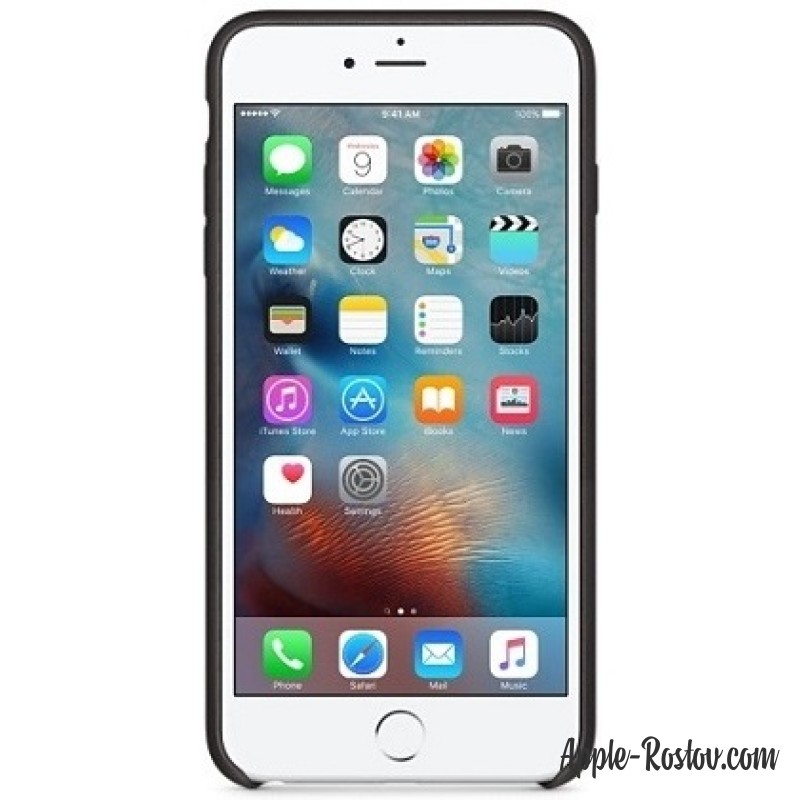 Кожаный чехол для iPhone 6 Plus/6s Plus чёрного цвета Кожаный чехол для iPhone 6 Plus/6s Plus чёрного цвета