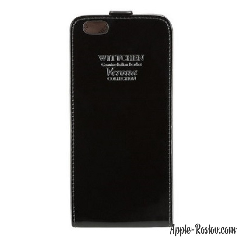 Лакированная кожаная обложка чёрного цвета Verona Лакированная кожаная обложка чёрного цвета Verona