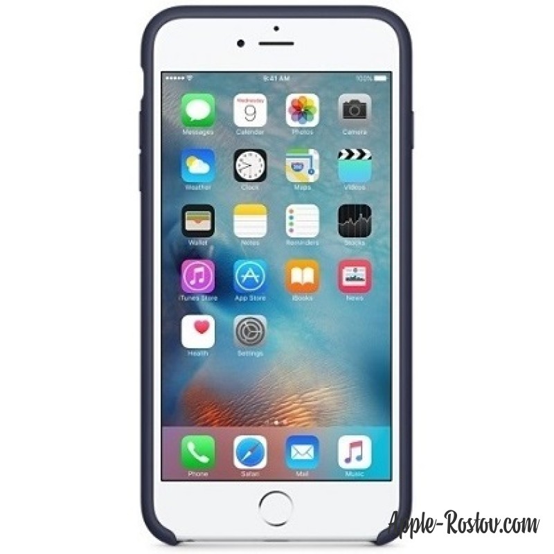 Силиконовый чехол для iPhone 6 Plus/6s Plus тёмно-синего цвета Силиконовый чехол для iPhone 6 Plus/6s Plus тёмно-синего цвета