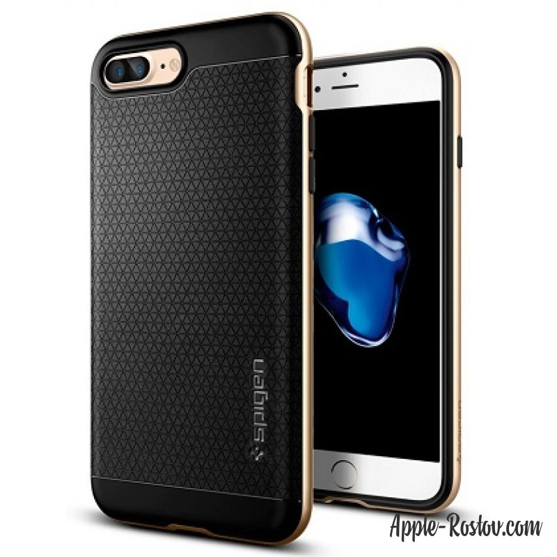 Чехол Spigen чёрно-золотого цвета Чехол Spigen чёрно-золотого цвета