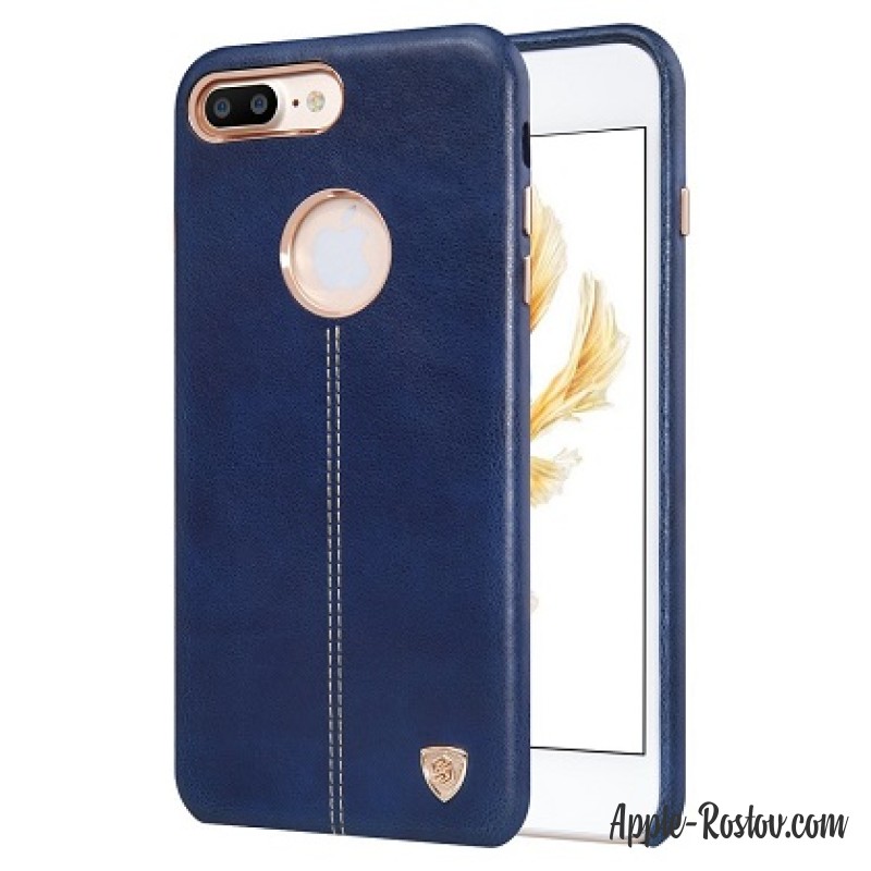 Кожаная накладка Nillkin Englon синего цвета Кожаная накладка Nillkin Englon синего цвета