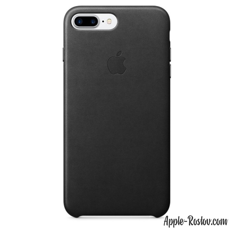 Кожаный чехол для iPhone 8Plus/7 Plus чёрного цвета Кожаный чехол для iPhone 8Plus/7 Plus чёрного цвета