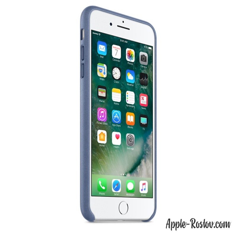 Кожаный чехол для iPhone 8Plus/7 Plus цвета "синий сапфир" Кожаный чехол для iPhone 8Plus/7 Plus цвета "синий сапфир"