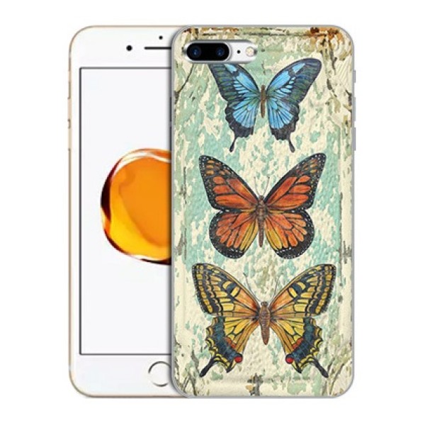 Силиконовый чехол с принтом "Бабочки"