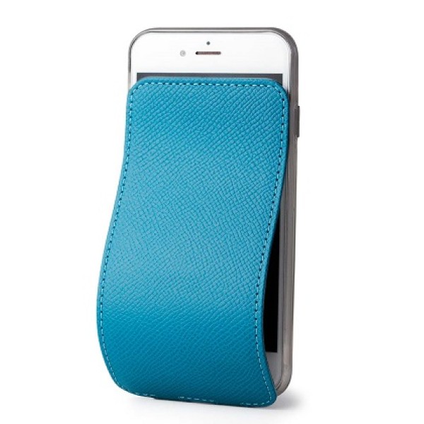 Чехол-обложка голубого цвета