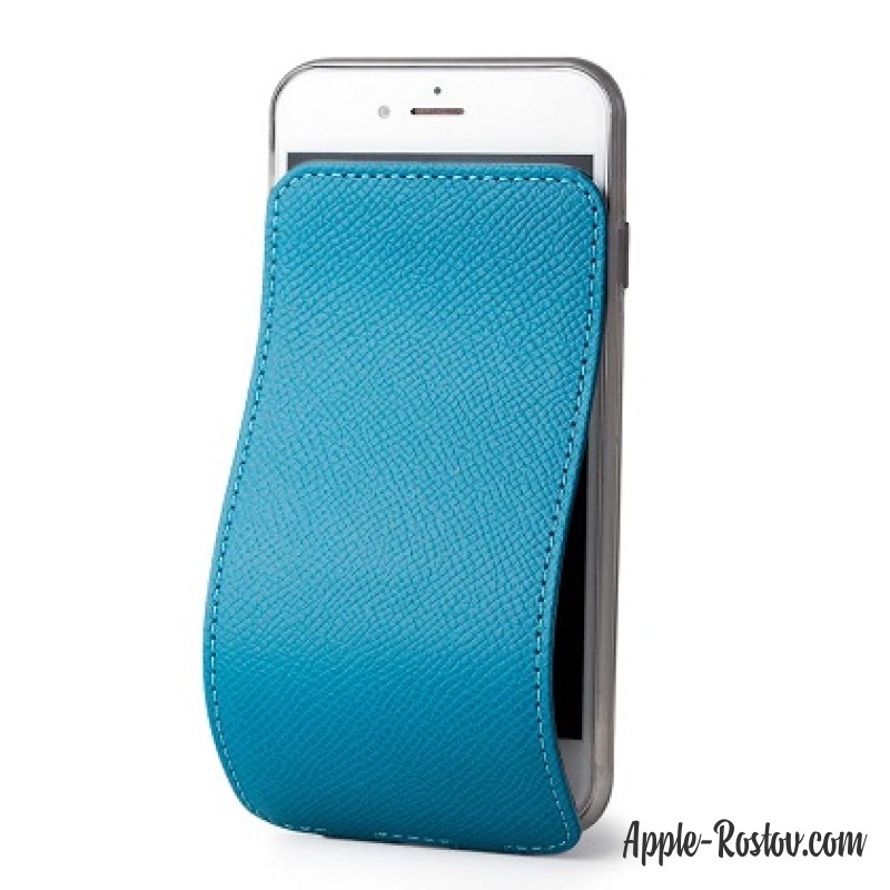 Чехол-обложка голубого цвета Чехол-обложка голубого цвета