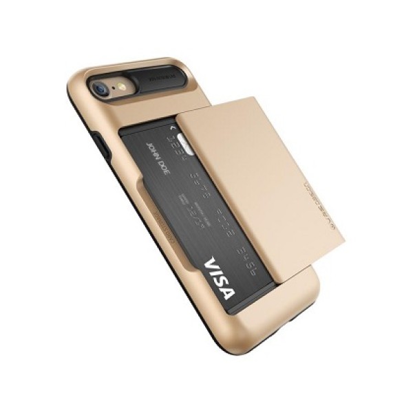 Чехол-визитница чёрно-золотого цвета