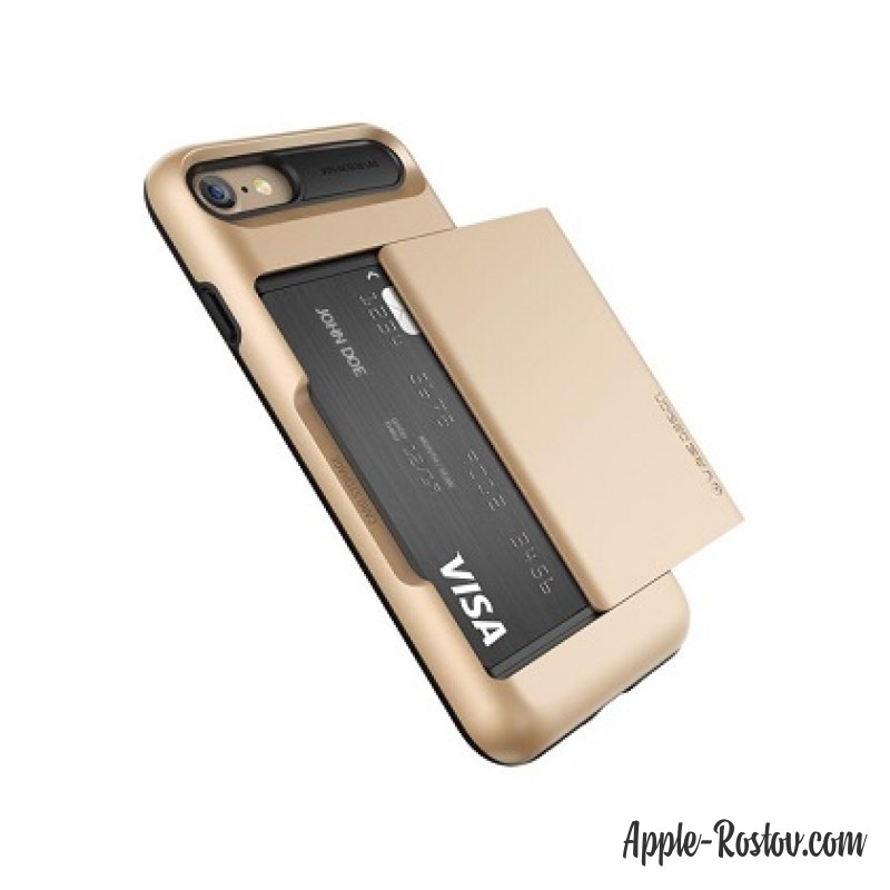 Чехол-визитница чёрно-золотого цвета Чехол-визитница чёрно-золотого цвета