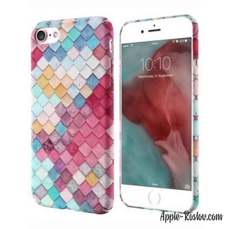 Пластиковый чехол с разноцветными ромбами для iPhone 8/7 Пластиковый чехол с разноцветными ромбами для iPhone 8/7