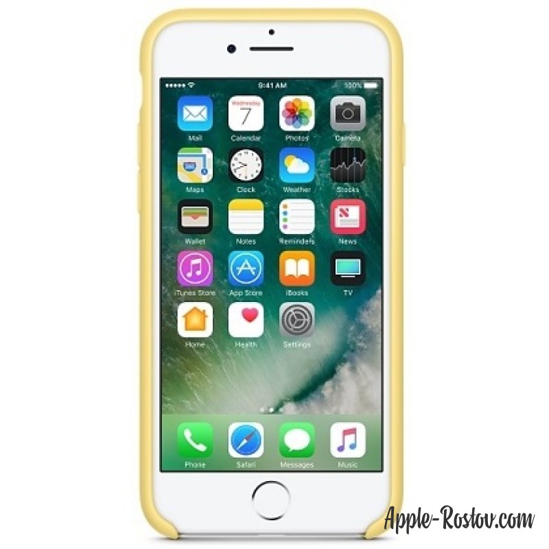 Силиконовый чехол для iPhone 8/7 цвета "жёлтая пыльца" Силиконовый чехол для iPhone 8/7 цвета "жёлтая пыльца"