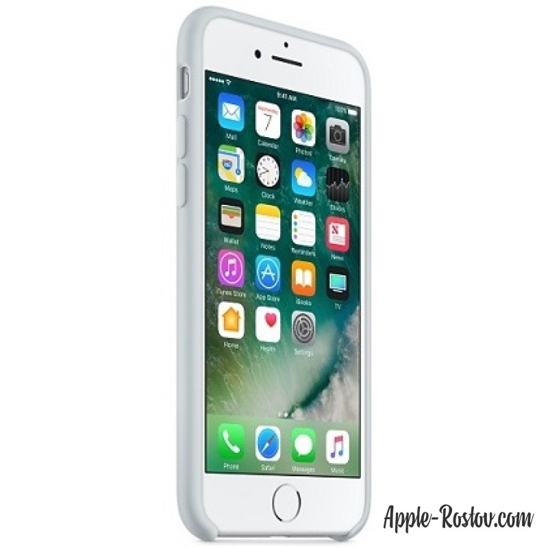 Силиконовый чехол для iPhone 8/7 дымчато-голубого цвета Силиконовый чехол для iPhone 8/7 дымчато-голубого цвета