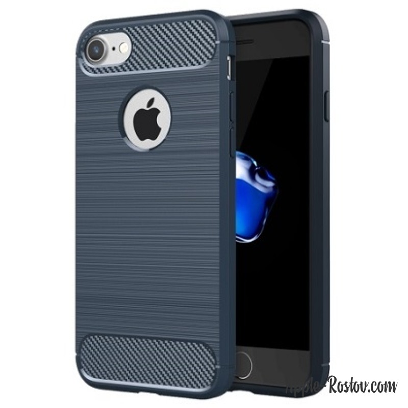 Защитный бампер тёмно-синего цвета для iPhone 8/7