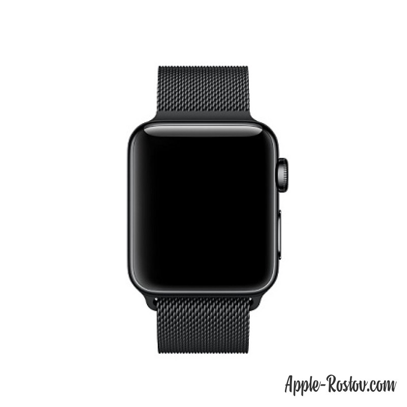 Миланский сетчатый браслет цвета "чёрный космос" (для корпуса 38 мм) Миланский сетчатый браслет цвета "чёрный космос" (для корпуса 38 мм)