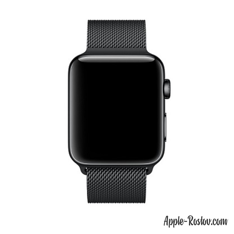 Миланский сетчатый браслет цвета "чёрный космос" (для корпуса 42 мм) Миланский сетчатый браслет цвета "чёрный космос" (для корпуса 42 мм)