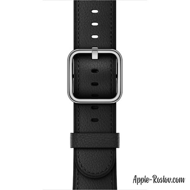 Ремешок чёрного цвета с классической пряжкой (для корпуса 38 мм) Ремешок чёрного цвета с классической пряжкой (для корпуса 38 мм)