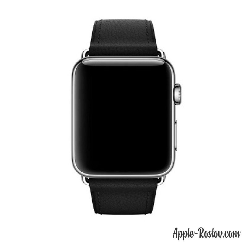 Ремешок чёрного цвета с классической пряжкой (для корпуса 42 мм) Ремешок чёрного цвета с классической пряжкой (для корпуса 42 мм)