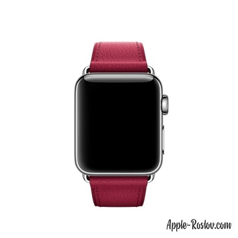 Ремешок цвета "лесная ягода" с классической пряжкой (для корпуса 38 мм) Ремешок цвета "лесная ягода" с классической пряжкой (для корпуса 38 мм)