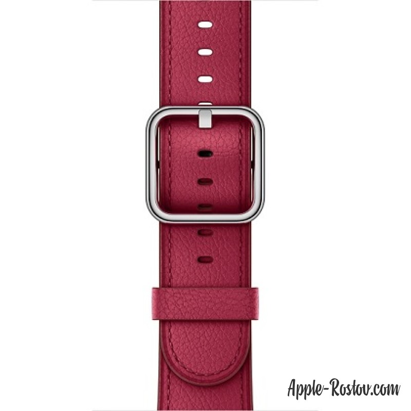 Ремешок цвета "лесная ягода" с классической пряжкой (для корпуса 42 мм) Ремешок цвета "лесная ягода" с классической пряжкой (для корпуса 42 мм)