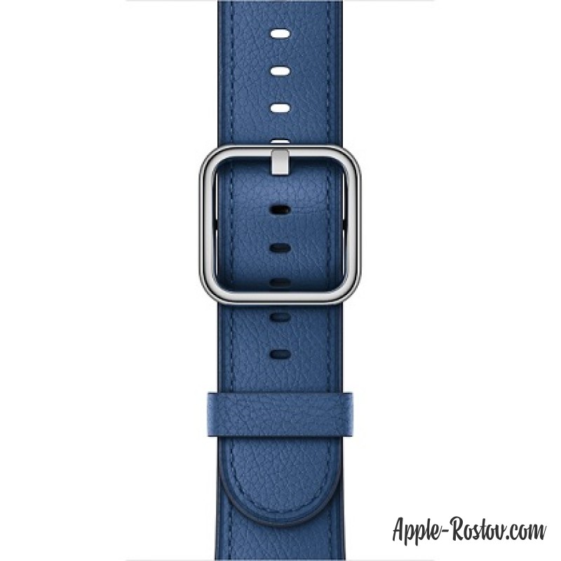 Ремешок цвета "синий сапфир" с классической пряжкой (для корпуса 38 мм) Ремешок цвета "синий сапфир" с классической пряжкой (для корпуса 38 мм)