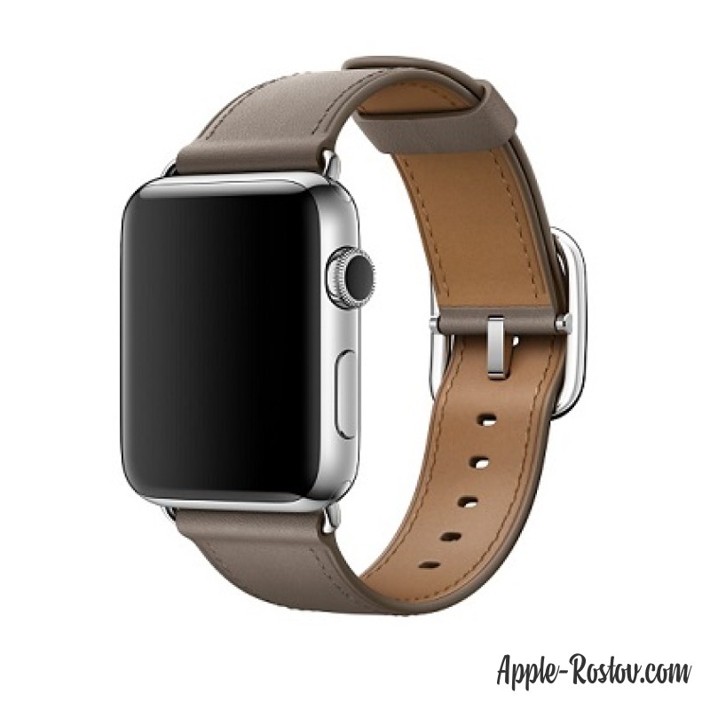 Ремешок платиново-серого цвета с классической пряжкой (для корпуса 42 мм) Ремешок платиново-серого цвета с классической пряжкой (для корпуса 42 мм)