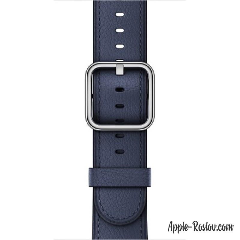 Ремешок тёмно-синего цвета с классической пряжкой (для корпуса 38 мм) Ремешок тёмно-синего цвета с классической пряжкой (для корпуса 38 мм)