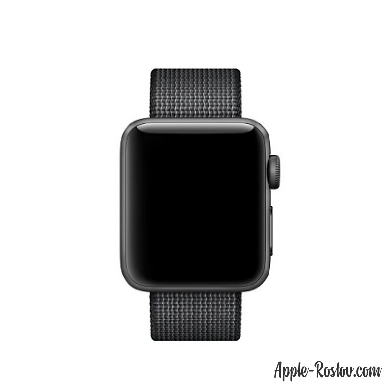 Ремешок из плетёного нейлона чёрного цвета (для корпуса 38 мм) Ремешок из плетёного нейлона чёрного цвета (для корпуса 38 мм)