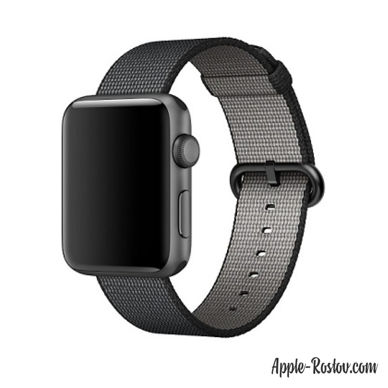 Ремешок из плетёного нейлона чёрного цвета (для корпуса 42 мм) Ремешок из плетёного нейлона чёрного цвета (для корпуса 42 мм)