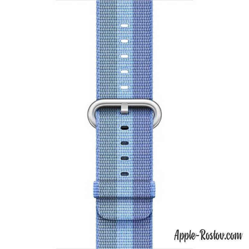 Ремешок из плетёного нейлона цвета "голубое озеро" (для корпуса 42 мм)