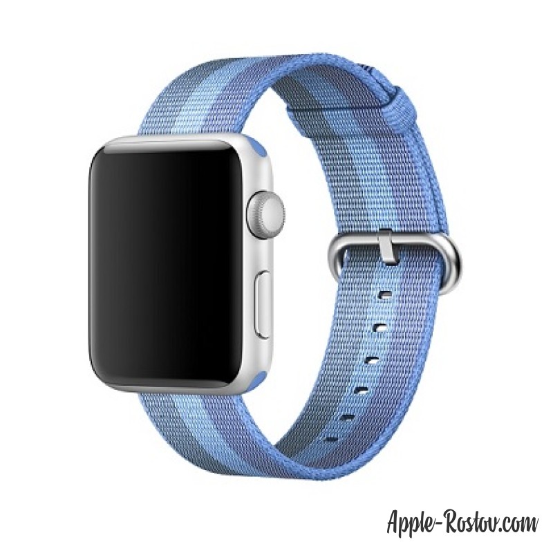 Ремешок из плетёного нейлона цвета "голубое озеро" (для корпуса 42 мм) Ремешок из плетёного нейлона цвета "голубое озеро" (для корпуса 42 мм)