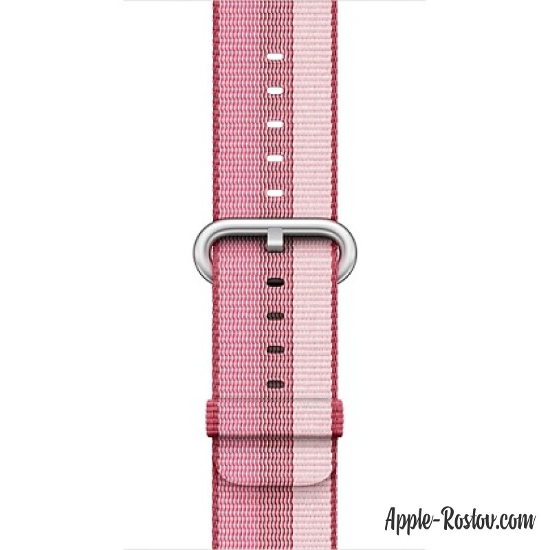 Ремешок из плетёного нейлона цвета "лесная ягода" (для корпуса 38 мм) Ремешок из плетёного нейлона цвета "лесная ягода" (для корпуса 38 мм)