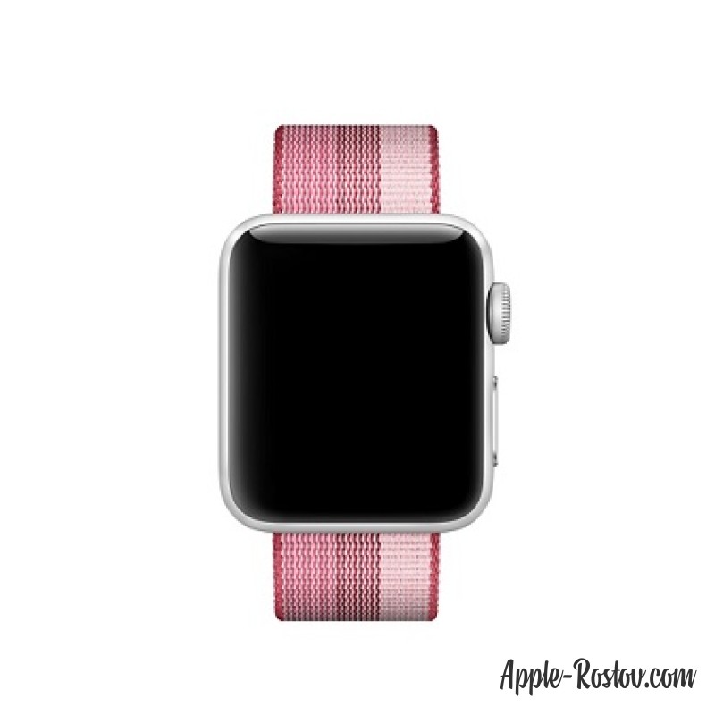 Ремешок из плетёного нейлона цвета "лесная ягода" (для корпуса 38 мм) Ремешок из плетёного нейлона цвета "лесная ягода" (для корпуса 38 мм)