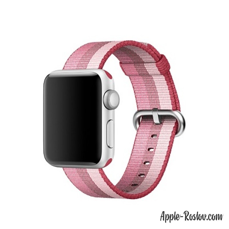 Ремешок из плетёного нейлона цвета "лесная ягода" (для корпуса 38 мм) Ремешок из плетёного нейлона цвета "лесная ягода" (для корпуса 38 мм)