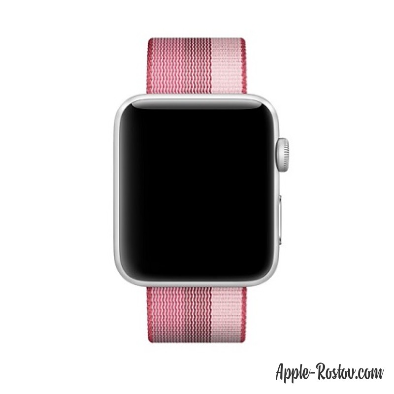 Ремешок из плетёного нейлона цвета "лесная ягода" (для корпуса 42 мм) Ремешок из плетёного нейлона цвета "лесная ягода" (для корпуса 42 мм)